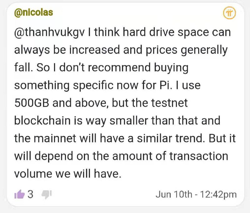 问题：“尼古拉斯爵士！ 如果将来硬盘驱动器充满数据； 指定一个合适的硬盘驱动器进行存储计数吗？”尼古拉斯：“我认为硬盘空间总是可以增加，而价格通常会下降